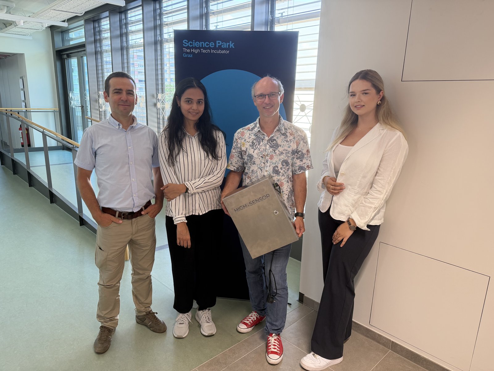 The HIGH+SENSOR team at Science Park Graz